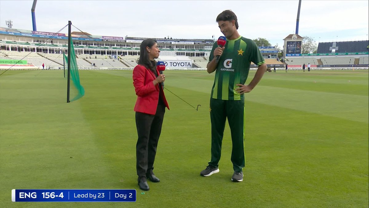 "Waqar Younis is who I looked up to!" 🙌 Razaullah on his inspirations after making his debut against England 🇵🇰