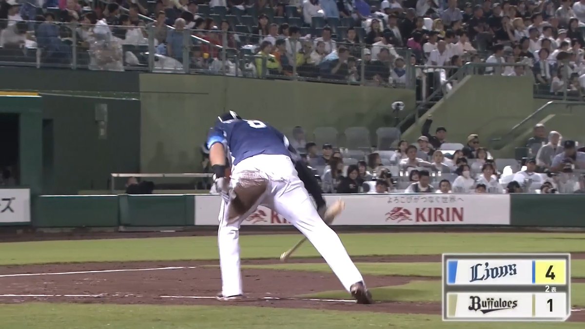 埼玉西武が2回表に一挙4点‼️ 蛭間拓哉 選手タイムリーヒット🔥 渡部聖弥 選手2点タイムリー2ベースヒット🔥🔥