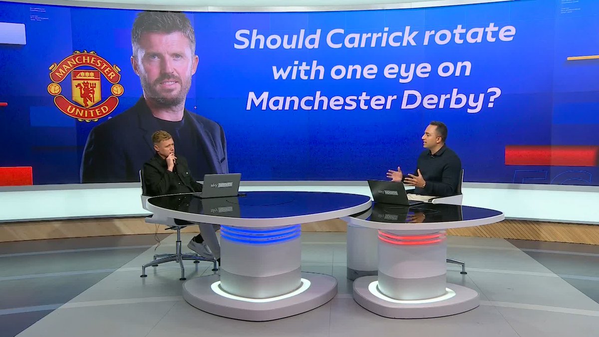 "There aren't many options in certain areas of the pitch" Should Manchester United rotate in the Champions League tonight ahead of their game against Manchester City on Sunday? 🤔