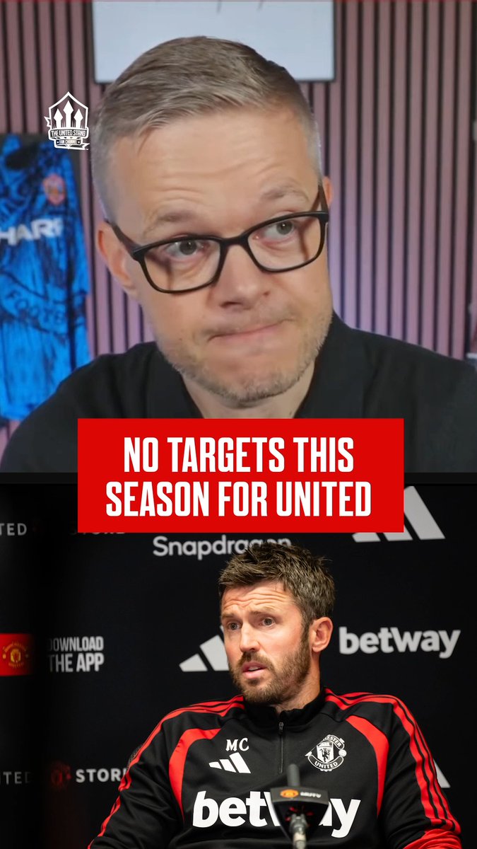 "It's DISGUSTING that United go into the season without targets!" 🤢 Should Carrick and the board be honest about the club's ambitions? 🤔 #mufc #Carrick #Goldbridge