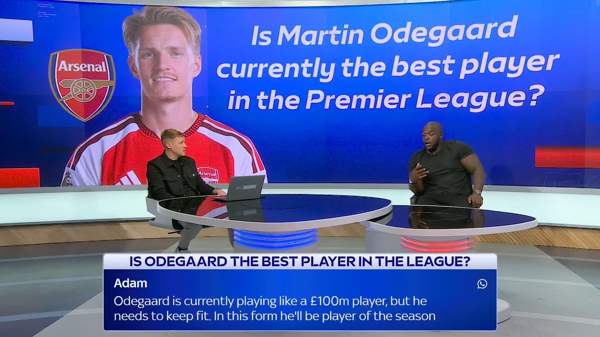Akinfenwa believes Rayan Cherki and Bruno Fernandes sit above Martin Odegaard as one of the best current players in the Premier League, do you agree?