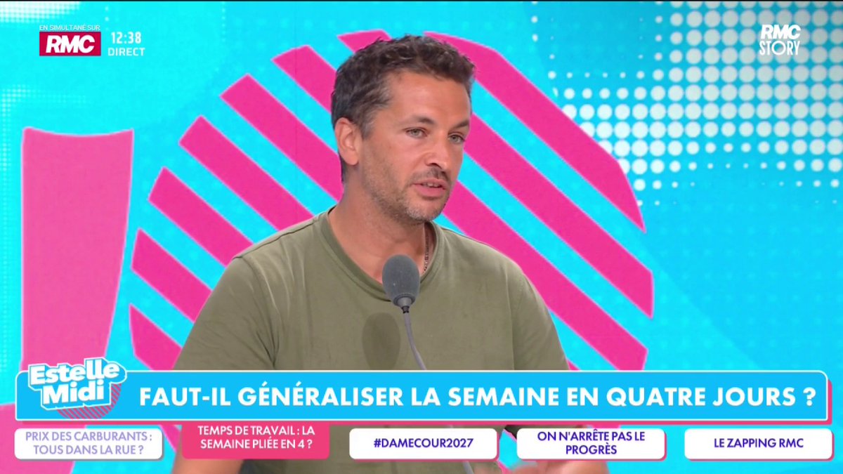 🧑💻 Faut-il généraliser la semaine en 4 jours ? 🎙️ Benjamin Müller : "En France, le vendredi, à partir de 14h, les bureaux sont vides ! Et même quand il y a des gens, c'est là qu'on réserve des billets de train... Le vendredi, t'arrives un peu plus tard le matin !"