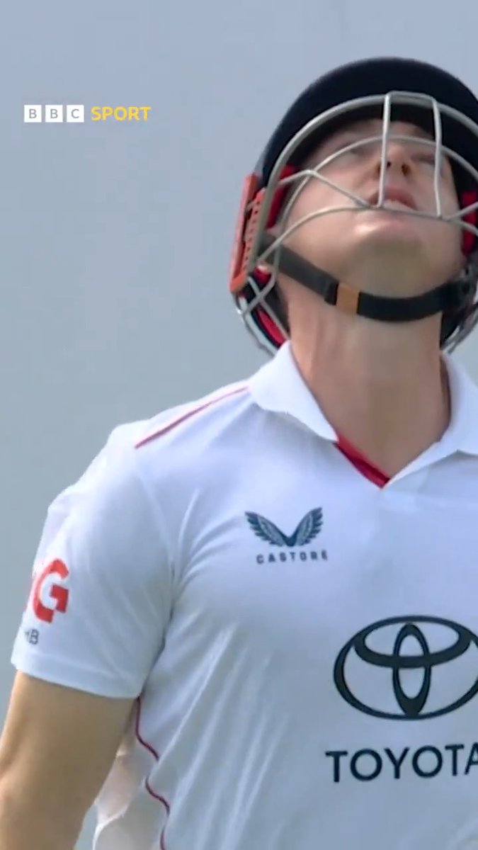 "Goodness me, he's thrown it away there!" 😬 Harry Brook is run out on 75 ❌