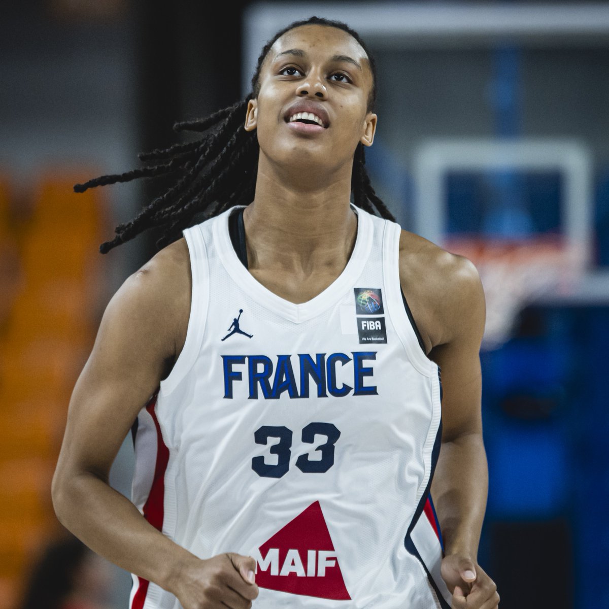 Young. Talented. Eager. Nell Angloma is set to make her #EuroLeagueWomen debut in Fenerbahçe Tarfin Kadın Basketbol’s jersey! 💛💙