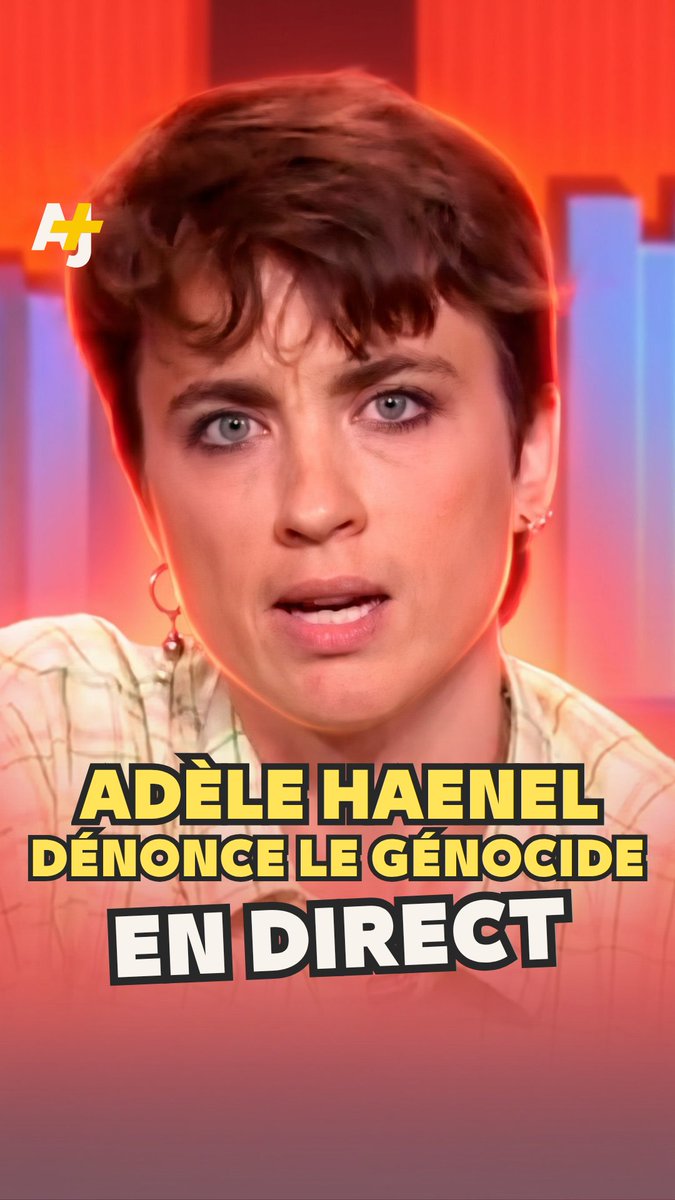 Adèle Haenel était invitée en direct sur le service public pour parler de son livre “Viser juste”. Elle en a profité pour dénoncer la complicité de la France dans le génocide à Gaza.