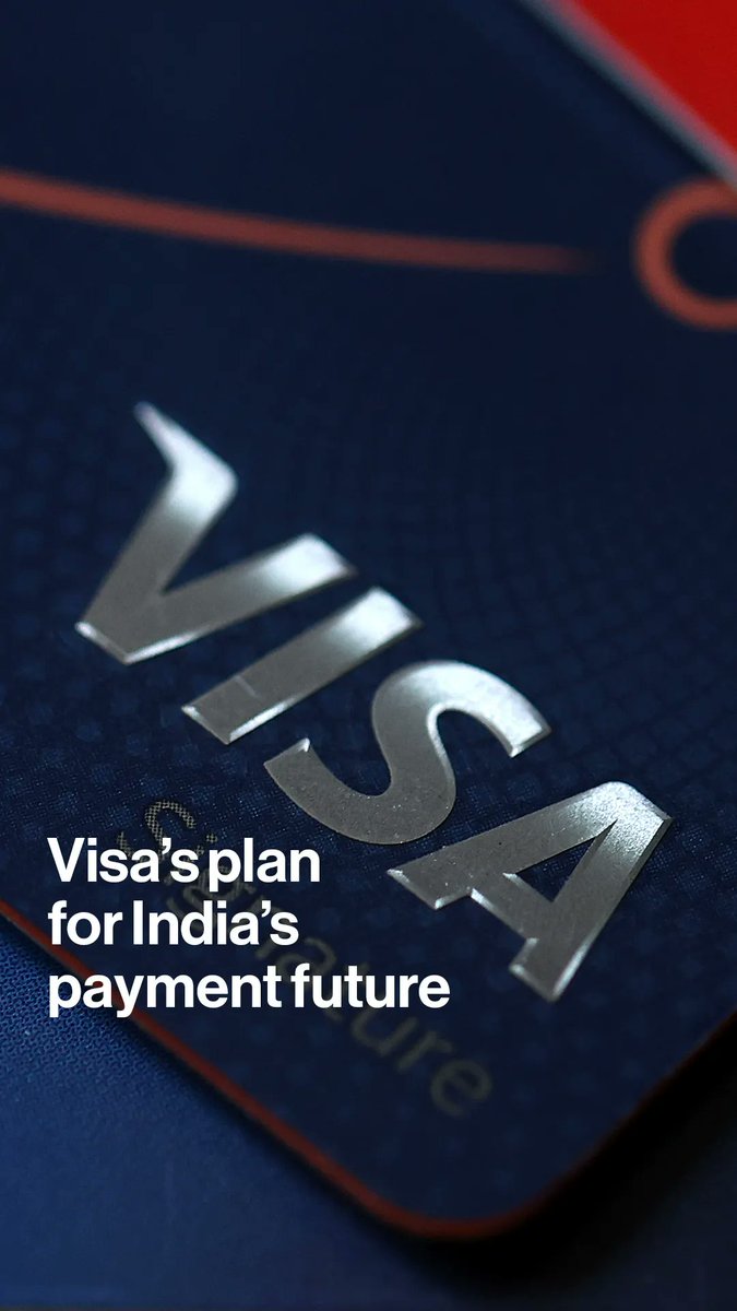 Visa is looking beyond plastic cards in India From agentic commerce to tokenization, @HaslindaTV explains how the payments giant plans to keep up with the changing ways Indians pay