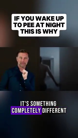 If you wake up to pee at night, it's probably not your bladder. Share this with someone it could help! Dr. Eric Berg, DC, not MD; information only