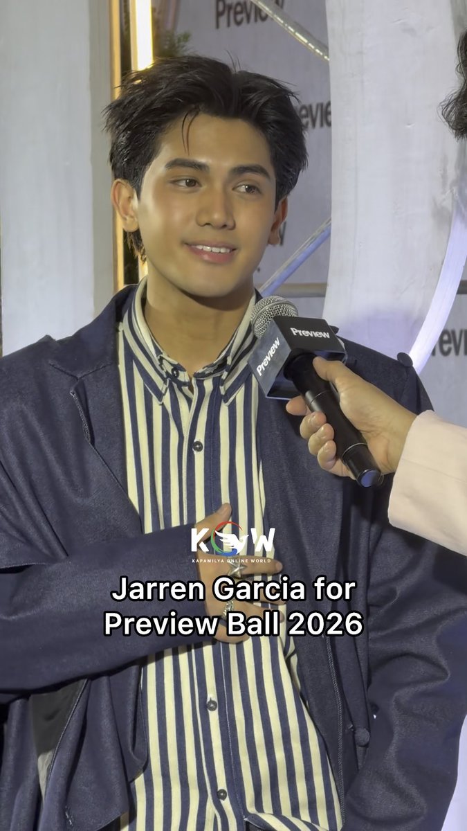 The New Gen Fashion Icon #JarrenGarcia for #PreviewBall2026