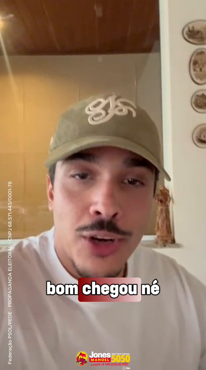Feliz demais em receber o apoio do camarada Chico Moedas! Como Chico falou, nosso compromisso com o povo não começou agora e não depende de mandato. Estamos há anos nas ruas, nas mobilizações e ao lado das lutas da classe trabalhadora. O Congresso não precisa de quem só aparece em época de eleição prometendo mudar tudo, precisa de vozes realmente combativas e comprometidas com a classe trabalhadora. Valeu demais, Chico! É a gente lá para revolucionar! #Jones5050 Federação PSOL/REDE - PROPAGANDA ELEITORAL - CNPJ 68.571.443/0001-76