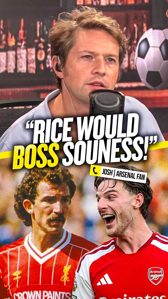 ❌"He's a failed manager!" ⚽️"They don't play the same sport!" Rory Jennings clashes with Arsenal fan who claims Declan Rice is better than Graeme Souness!