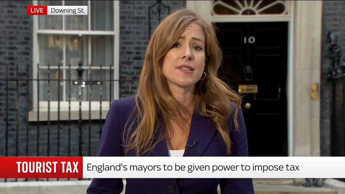 Regional mayors in England will be given powers to impose a "no cap" tourist tax on both domestic and foreign visitors to their areas, under new proposed government plans. Amanda Akass is outside No. 10 and reports on what we know so far.