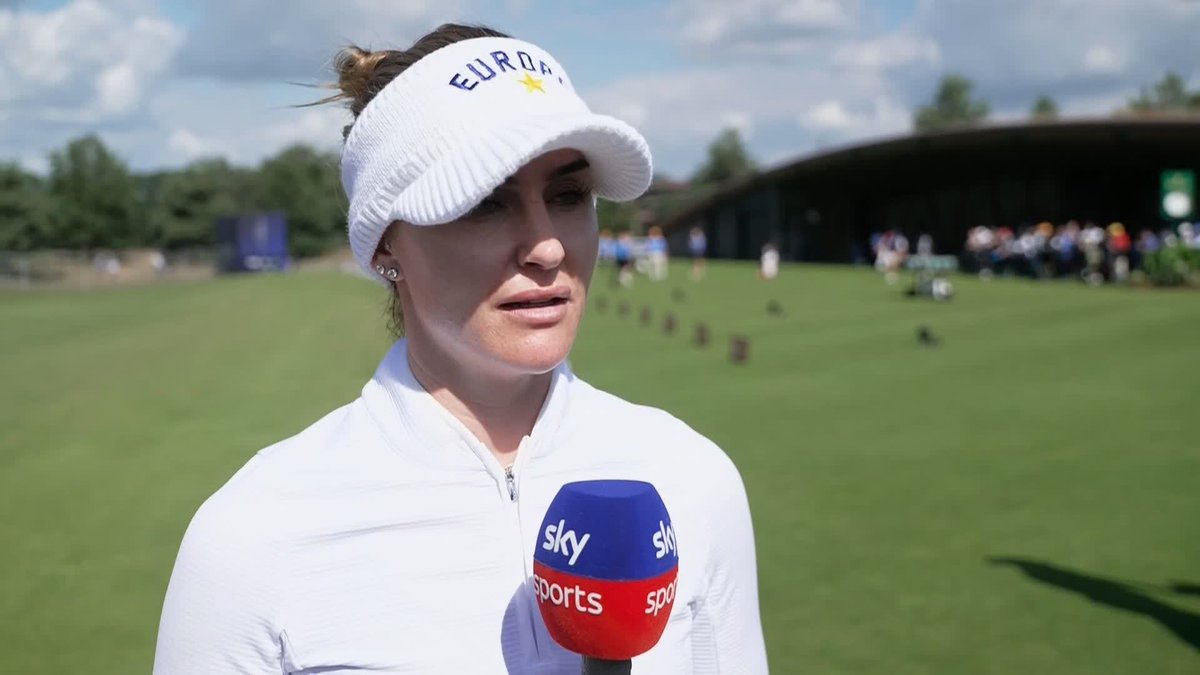 "My happy place is being on the golf course." Charley Hull ahead of the Solheim Cup! 💬