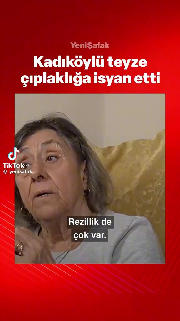 Onlar çıplaklığa medeniyet diyorlar..