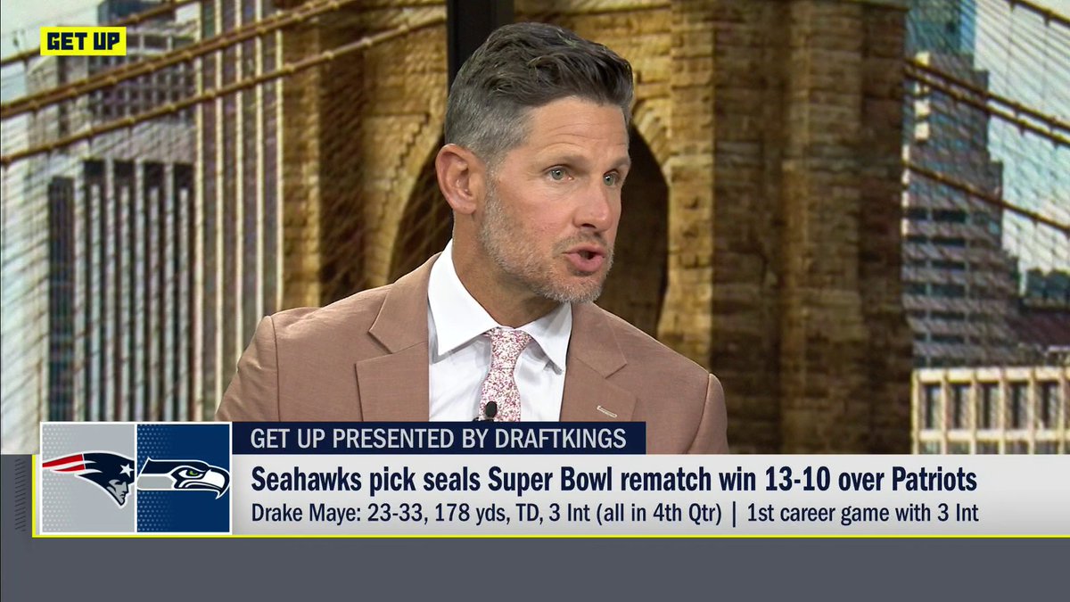 “It was a nightmare ending for Drake Maye. … That’s the worst game he’s had as a pro.” Dan Orlovsky reacts to Maye’s three interceptions in the Patriots’ loss to Seattle 😳