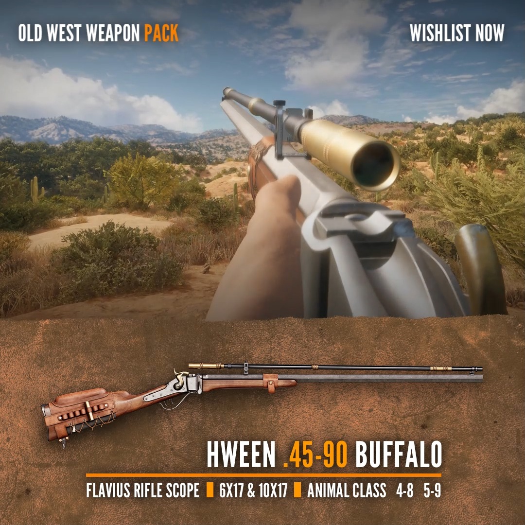 Introducing Hween .45-90 Buffalo Covers classes 4-9 and is compatible with the Flavus 6×17 and 10×17 Rifle Telescopes. You can use either .45-90 Lead Flat Nose or .45-90 Soft Lead black powder ammunition.