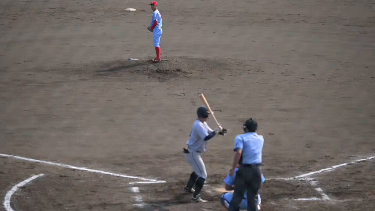 富士大 細野龍之介くん(札幌新陽③)9/6 最速156キロに141キロのパワーカーブと打者を圧倒する投球 ストレートは全球150キロ越えで平均152.6キロと大学生離れしたスピード 2/3イニングのみの登板でしたが鮮烈なインパクトを残しました