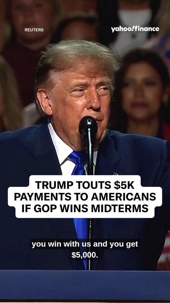 President Donald Trump just promised a $5,000 payment he's calling the "Trump Dividend" to every adult US citizen. The catch? He wants the GOP to sweep the upcoming midterm elections for Americans to receive the payout.