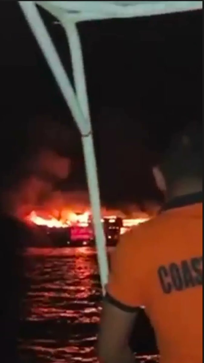 At least five people died and dozens are missing after a fire broke out in a passenger ferry in waters near Coron in the Philippines’ western Palawan province. Forty-three others have been rescued among the 134 people on board, including 117 passengers and 17 crew.