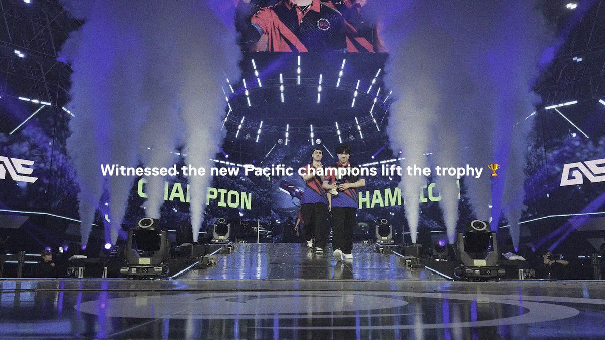 The view when Global Esports became #VCTPacific Champions 🏆
