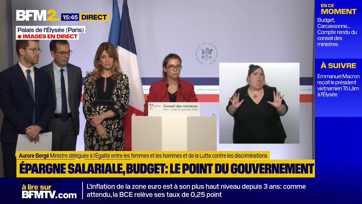 Théorie du "grand remplacement": "C’est une théorie fausse, mensongère, que nous combattons", assure Aurore Bergé #BFM2