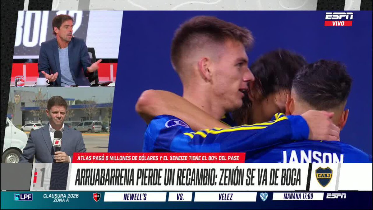 FIN DE CICLO Zenón se va al Atlas de México en busca de más continuidad. Acá, los detalles. ▶️ Mirá #ESPNF12 en el Plan Premium de #DisneyPlus