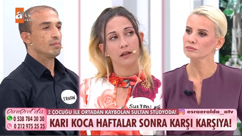 Karı koca haftalar sonra karşı karşıya... Sultan Tutum stüdyoda! #EsraErolda