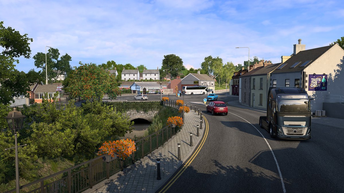 A new destination awaits! ☘️ Get a glimpse of Cavan, a charming town surrounded by rolling green landscapes and rich agricultural heritage, coming with the upcoming Isle of Ireland DLC for Euro Truck Simulator 2. 🚛 See more at 👉