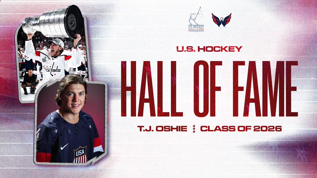 From Everett, Washington to Washington, D.C. Osh is headed to the USA Hockey Hall of Fame! #ALLCAPS x #USHHOF