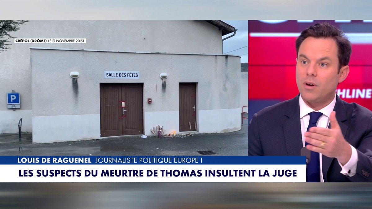 Louis de Raguenel revient sur le comportement inacceptable des suspects du meurtre de Thomas face à la juge : «Il n'y a aucune crainte de la justice, ils s'en foutent complètement», dans #Punchline Toute l'info est à retrouver sur