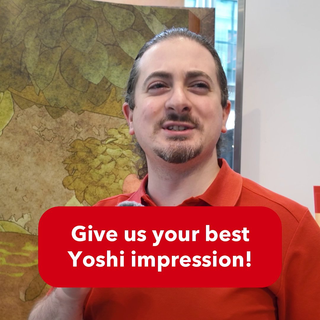 Who else is doing a Yoshi impression right now? 🙋