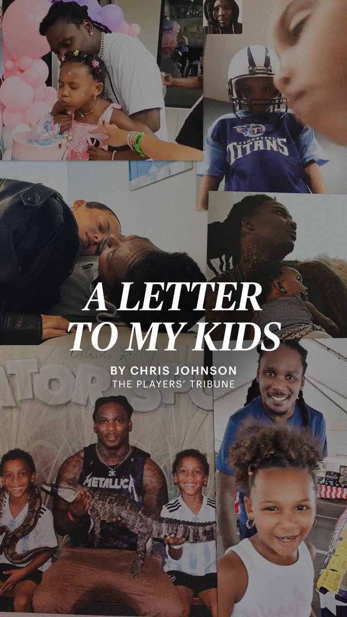 “ALS has forced me to realize that who I am is so much bigger than what my body can do.” Former Tennessee Titans RB Chris Johnson kept his ALS battle private for a long time. In a letter to his kids, he writes that he is still the same person he has always been despite the disease — he’ll always be their dad. ❤️