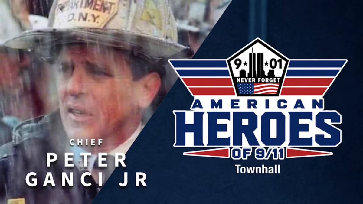 The last known footage of Peter Ganci alive is four seconds long. He is being told the towers are about to come down. He was the top uniformed officer in the FDNY, with 11,000 firefighters under him. He called them his children. He ran the rescue of both towers from a command post on West Street, sending his men up the stairs while thousands came down. The South Tower fell on that command post and he lived. He went into the debris after his men, sent another chief north to safety, and stayed. Twenty-nine minutes later the North Tower fell on him. Peter Ganci is an American hero. 🇺🇸