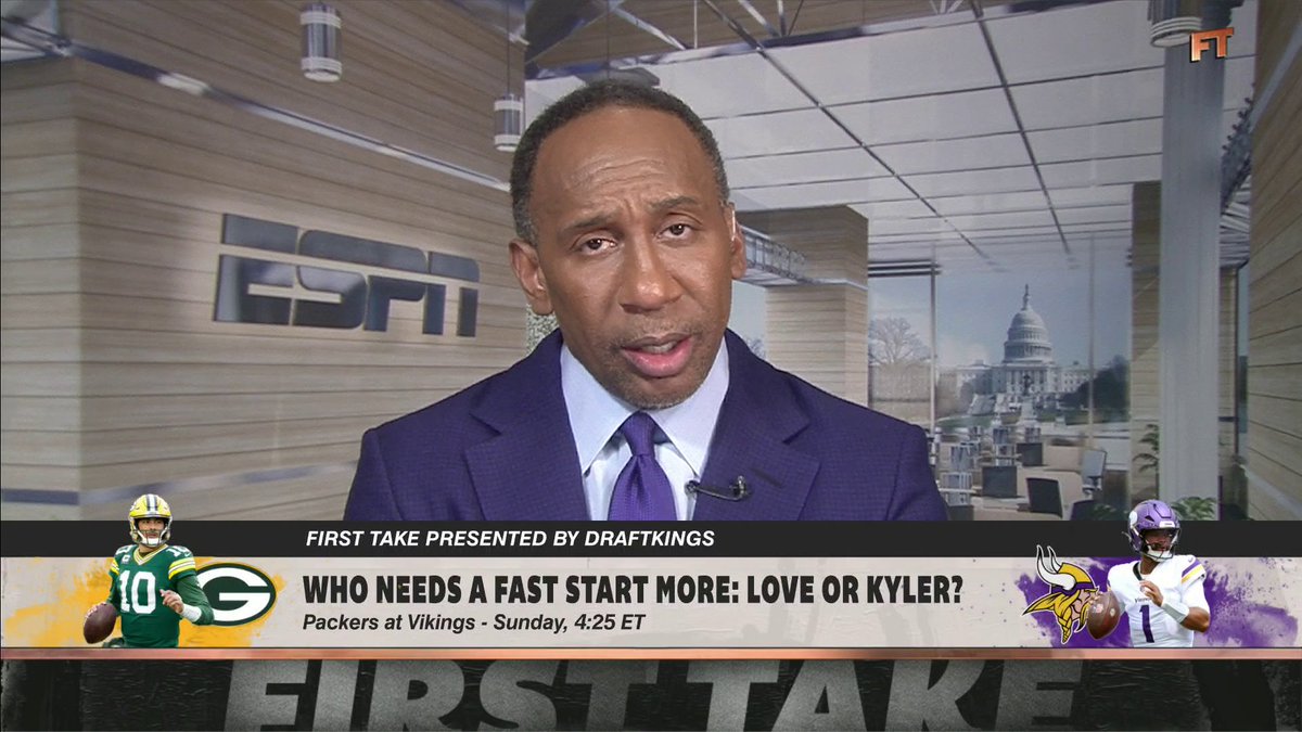 "I think his future in the NFL is on the line." —Stephen A Smith on Kyler Murray this season with the Vikings 👀