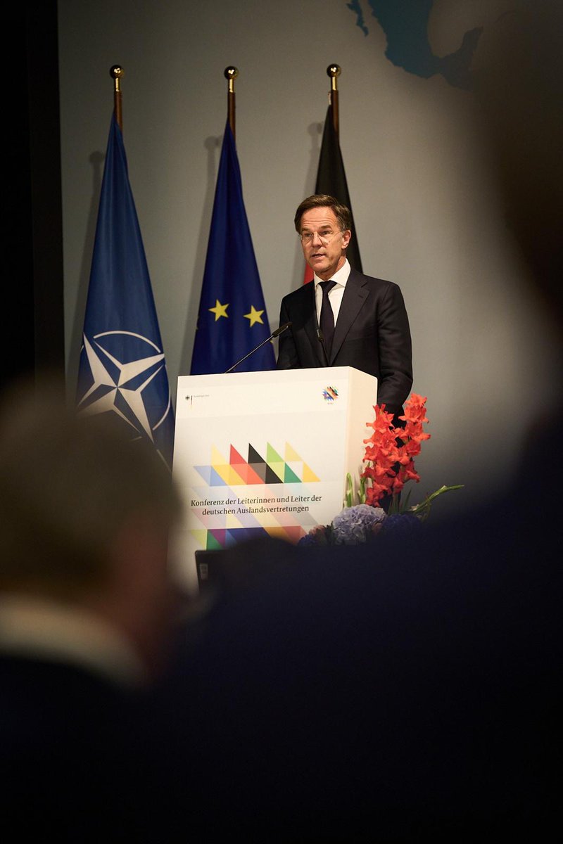 ❝Allies are accelerating production and innovation. Billions are going into expanding industrial capacity, upgrading factories and opening new production lines. This is a defence industrial revolution.❞ — Mark Rutte at the German Heads of Mission Conference in Berlin