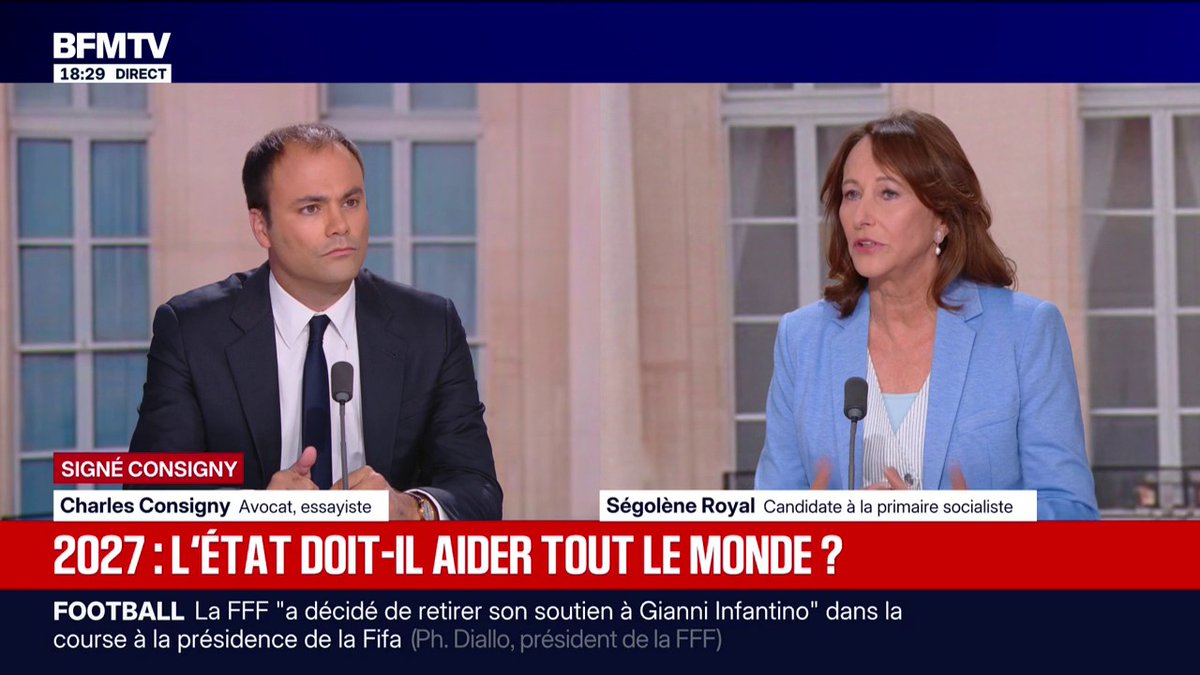 Ségolène Royal, candidate à la primaire socialiste: "Il n'y a qu'une seule guerre légitime, c'est la guerre contre le réchauffement climatique"