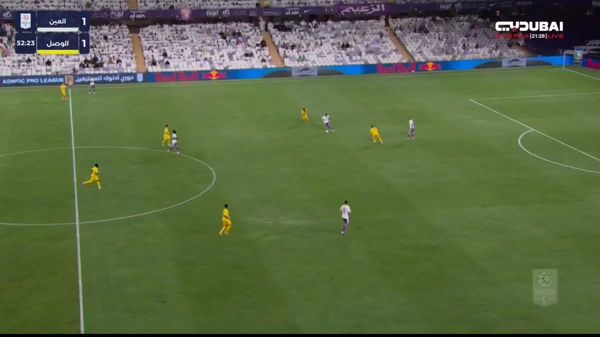 مهدي طارمي يحرز هدف الوصل الثاني في مرمى العين #العين 1 #الوصل 2 #دبي_الرياضية #دوري_أدنوك_للمحترفين