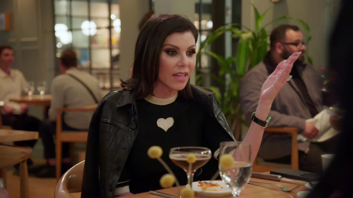 Heather has finally had enough of the bullying, mainly from Emily and Gina, and fights back. She’s standing ten toes down. I LOVE this version of Dubrow. #RHOC