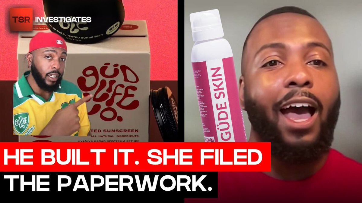 “In layman's terms, she colonized my phrase." — A Black skincare founder publicly calls out a near-identical version of his own brand, sparking a heated trademark battle. 👀 #TSRInvestigates // WATCH: