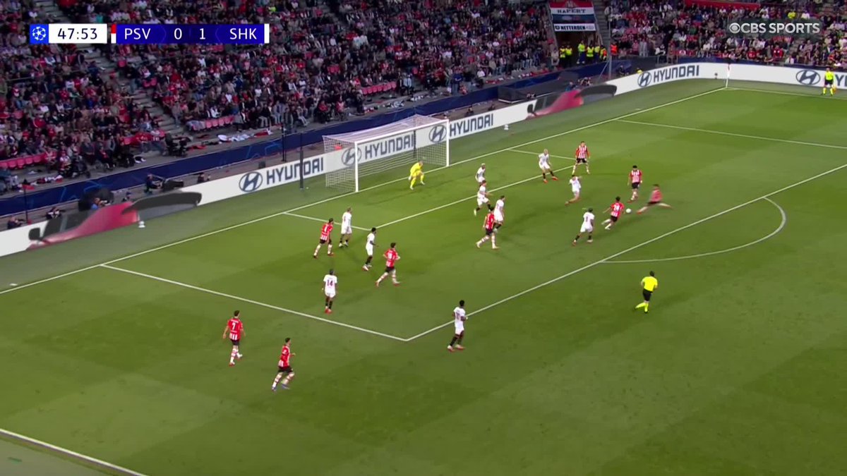 SERGIÑO DEST WITH THE BEAUTIFUL FINISH 🇺🇸 Watch the #UCL on Paramount+ 🍿