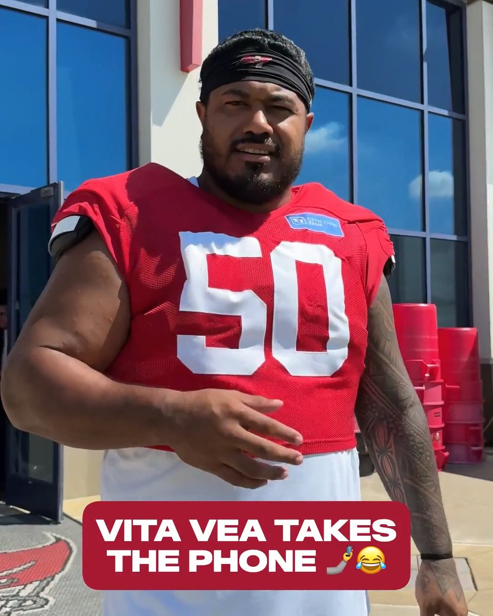 Week 1️⃣ vibes with Vita Vea 😂