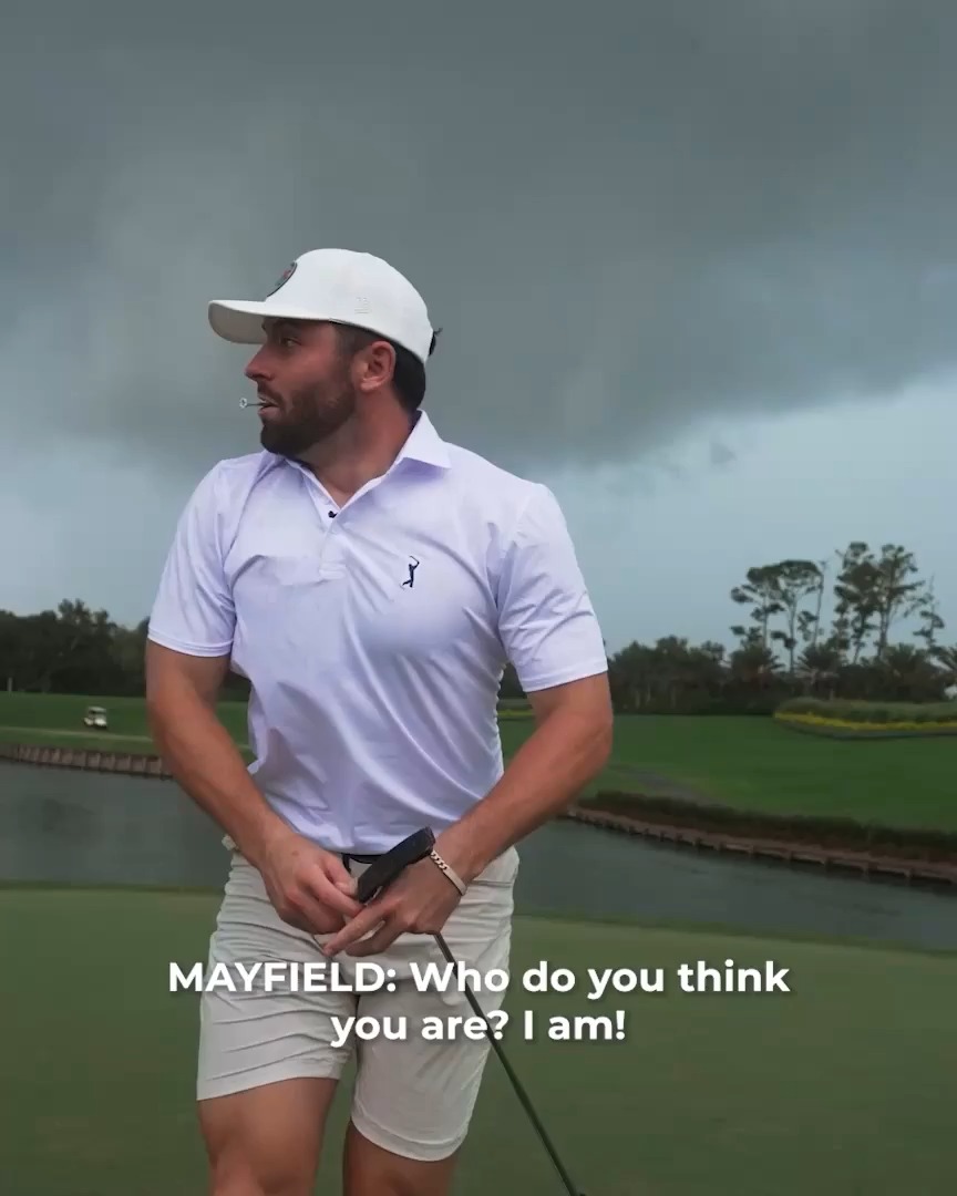 The Tampa Bay Buccaneers take on TPC Sawgrass ⛳️ Baker Mayfield, Chris Godwin, Emeka Egbuka and Anthony Nelson have a closest to the pin challenge on the iconic 17th hole.
