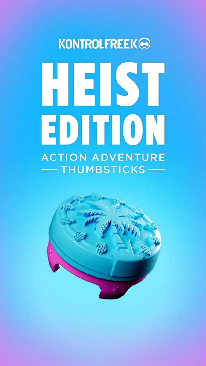 Increased stick height, better grip, precision control, and unmatched vibes. Heist Edition has it all 🌴 #kontrolfreek #controller #actionadventure