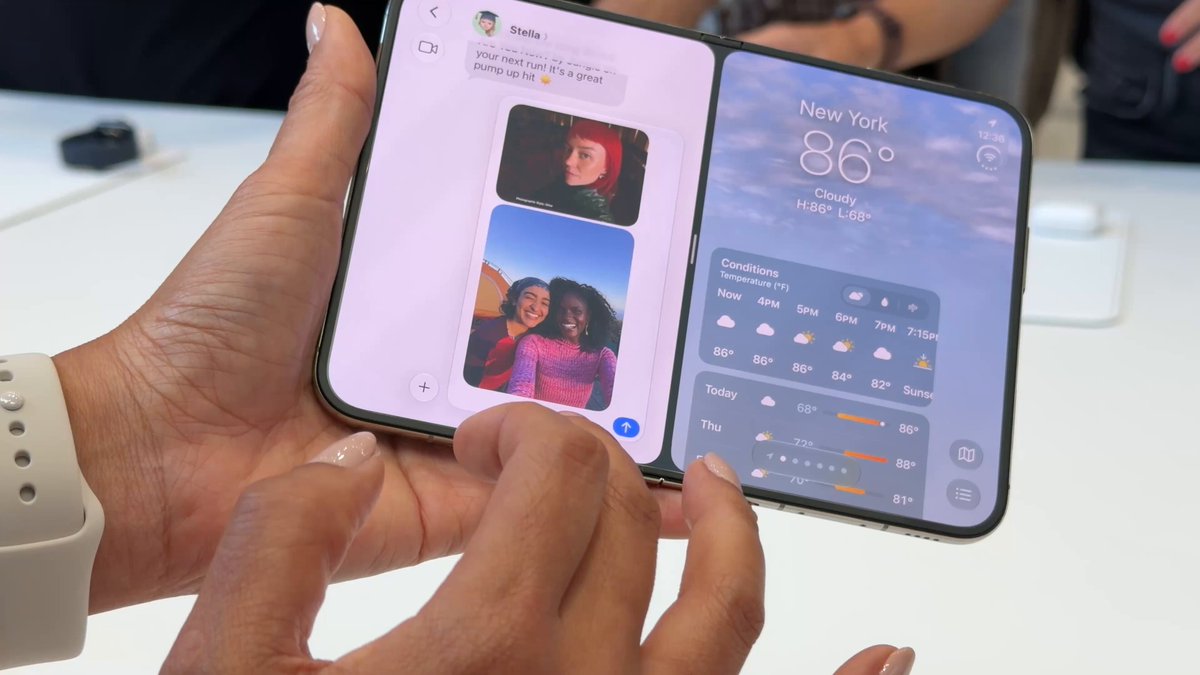 Using apps side-by-side on iPhone Duo. So unfortunately, you can't change the app size when you use split view on the iPhone Duo. Only 1:1. 画面分割した際のアプリサイズは変えられない仕様です🥲