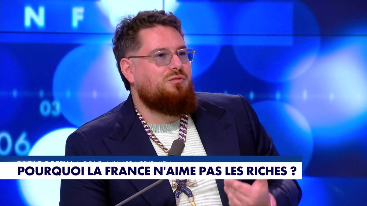 Paolo Rotelli, milliardaire italien, témoigne sur ce que rapportent les grandes fortunes à la France : «Je suis le cauchemar de LFI», dans #Facealinfo Toute l'info est à retrouver sur