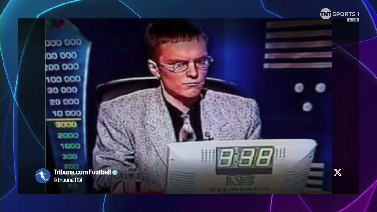 From a game show to the Champions League ✨ Owen Hargreaves discusses Sabah coach Valdas Dambrauskas’ incredible story 📕 🎙️ Laura Woods | 📺 Watch live on TNT Sports & HBO Max