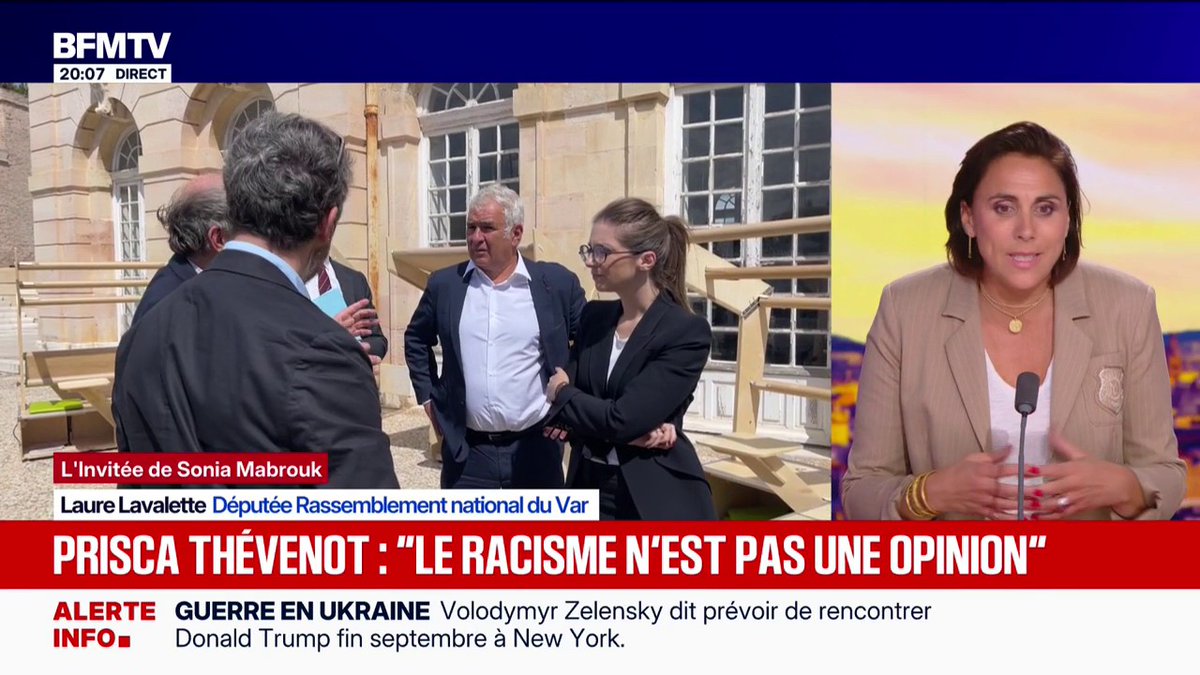 Propos d'Aurore Bergé sur le "grand remplacement": "Je trouve que le procès qu'on lui fait n'est pas le bon", affirme Laure Lavalette, députée RN