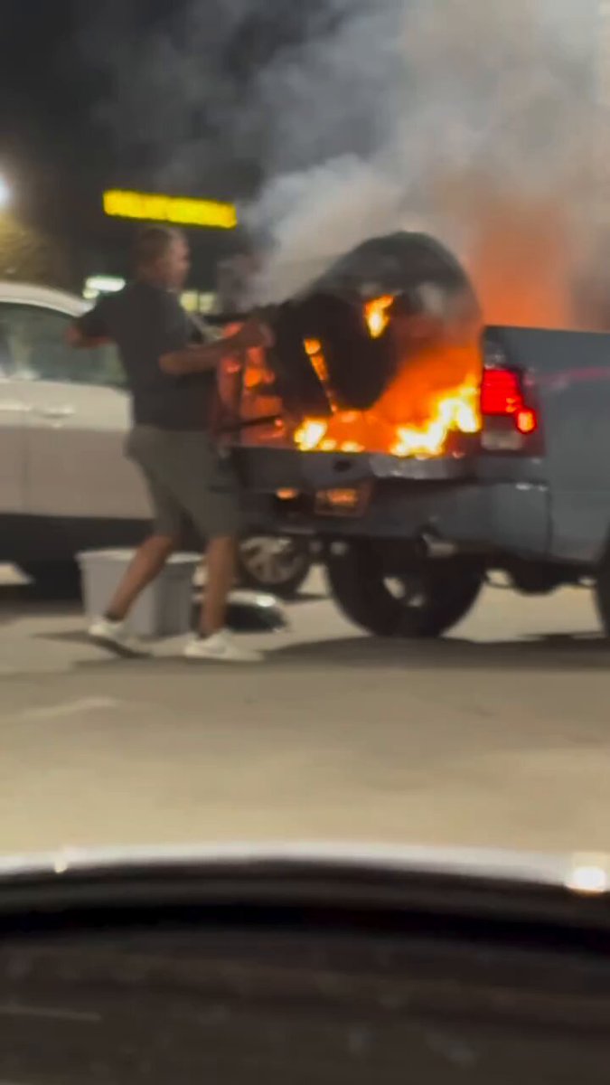 Breaking 🚨 This man had purchased a large Fortuner SUV through his own hard work. he hadn't even driven it for two days when it suddenly caught fire and was completely destroyed. Witnessing this emotional scene. and the footage clearly shows it. one can see the devastation.