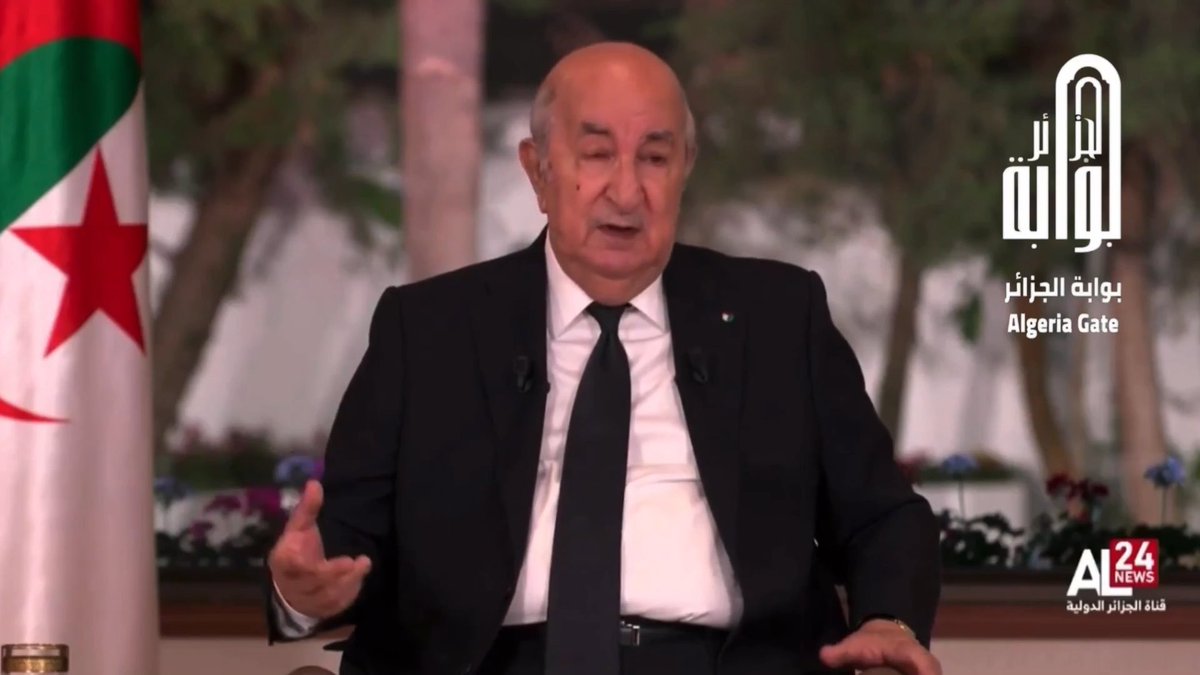 الرئيس #تبون 🇩🇿: هذه الدويلة أينما تطأ أقدامهم يسيل الدم 🇦🇪 وعندنا الأدلة #الجزائر_تؤدب_الإمارات