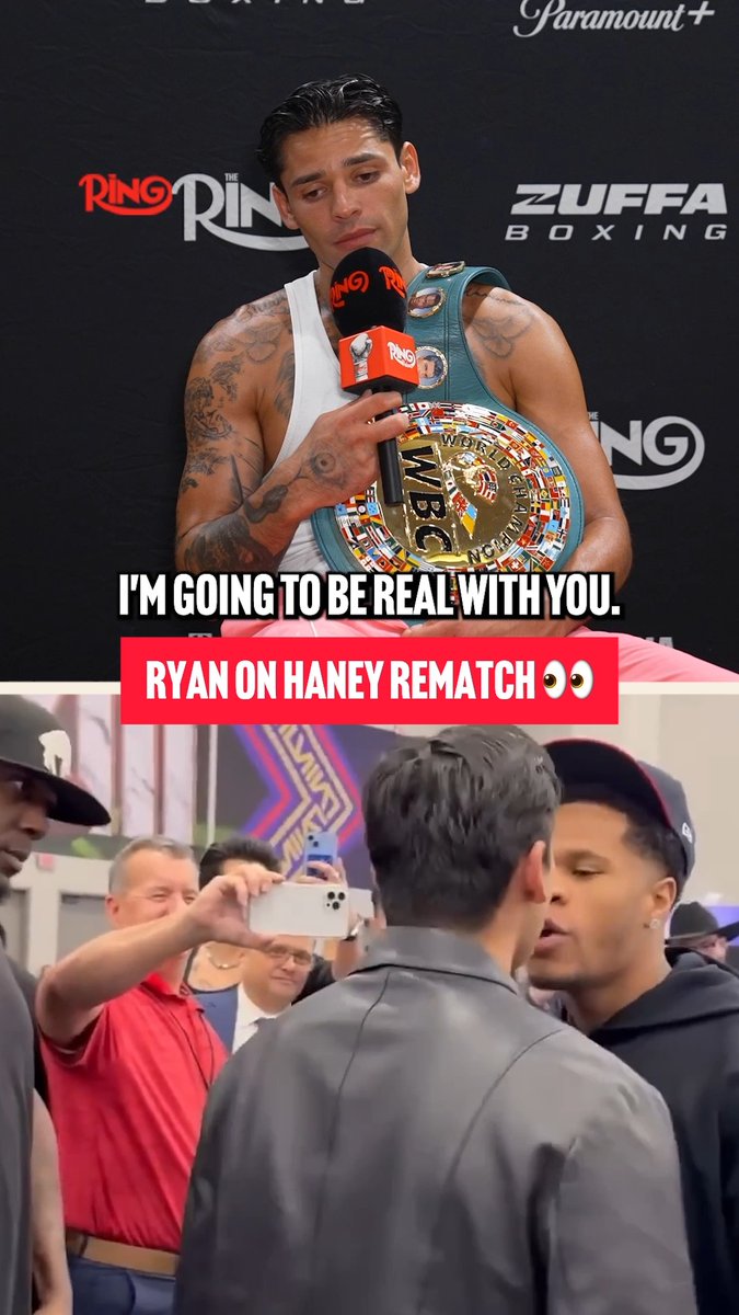 "I have hurt them very bad." 😤 Ryan Garcia tells The Ring he thinks Devin Haney will shy away from a unification rematch 👀 #GarciaBenn l Sept 12th in Las Vegas 🥊