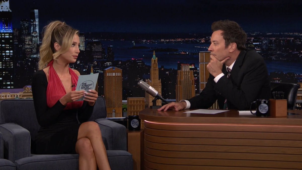 Alix Earle and Jimmy play Two Truths and a Lie! #FallonTonight